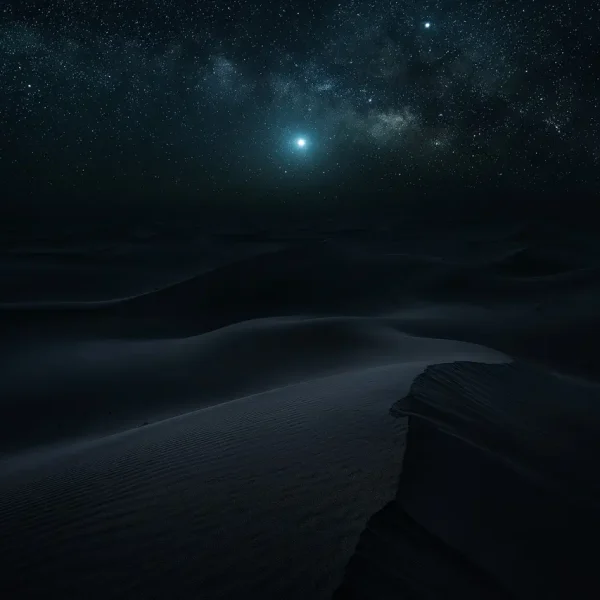 sahara desert by night