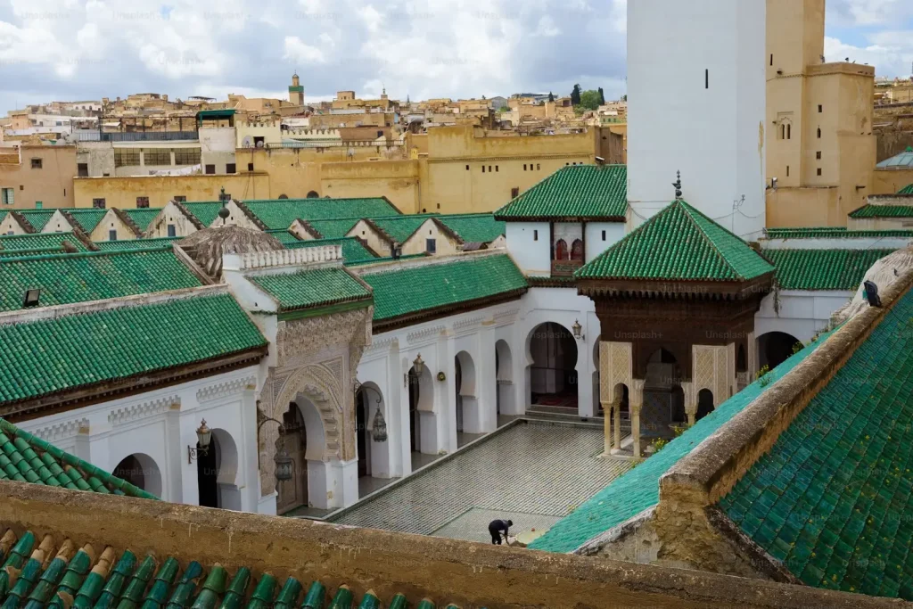 Places to visit in Morocco featuring Fes and Marrakech medina 